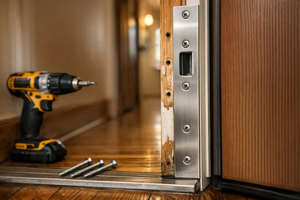 Door Frame Reinforcement: Why Your Door Is Only as Strong as Its Frame