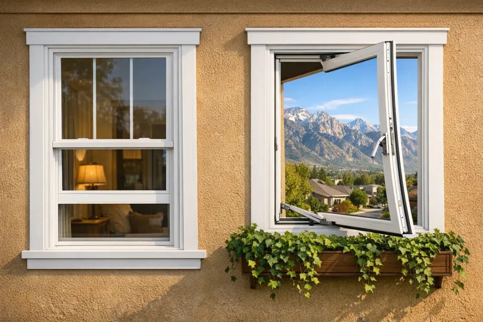 Double-Hung vs Casement Windows: Which Is Right for Your Utah Home?