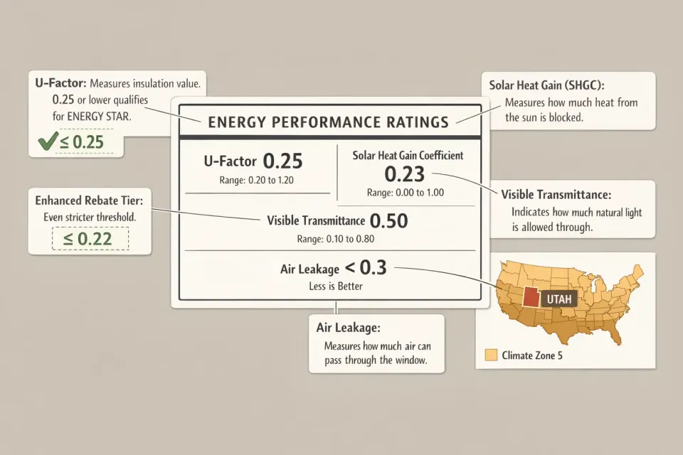 Energy Star Windows for Utah: Requirements and Top Picks