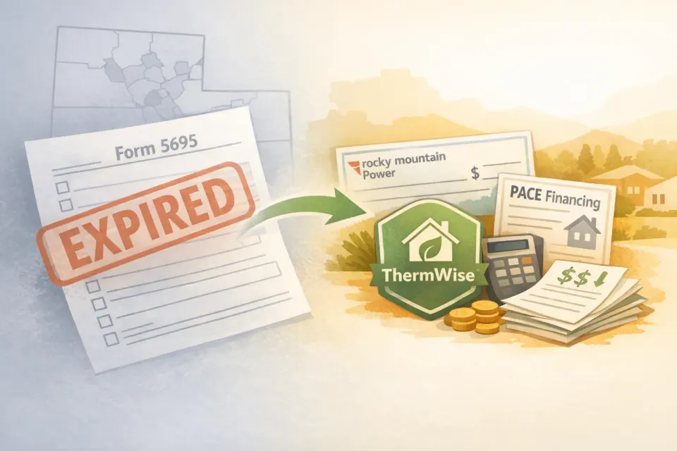 The Federal Window Tax Credit Expired: What Utah Homeowners Can Still Claim