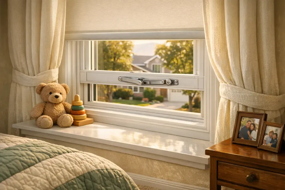 Grandchild-Safe Windows: Opening Limiters, Safety Glass, and Cord-Free Options