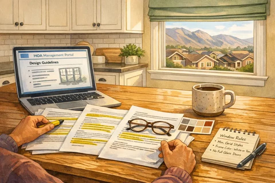 Decoding Your HOA's CC&Rs: Window and Door Requirements Explained