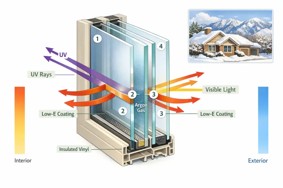 Low-E Glass Explained: What Utah Homeowners Need to Know