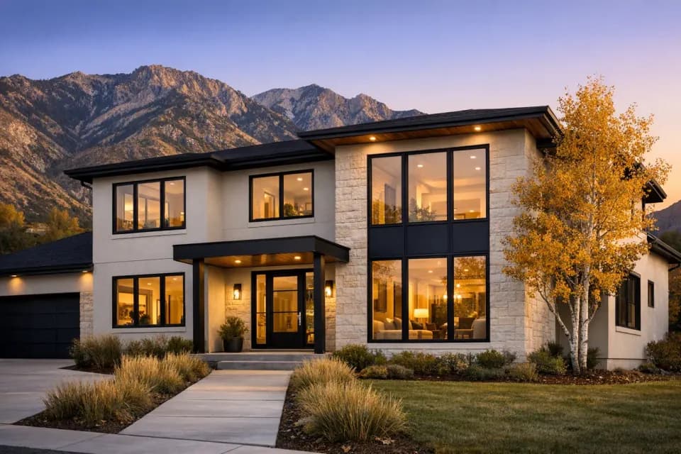 Black Frame & Modern Windows: The 2026 Design Guide for Utah Homes