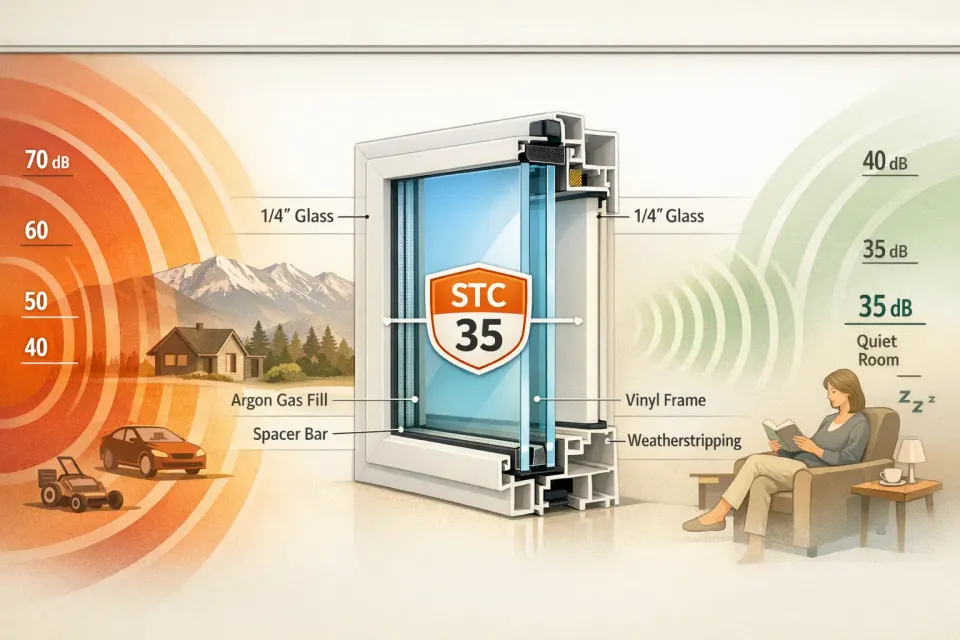 STC Ratings Demystified: What Window Noise Ratings Actually Mean for Your Home
