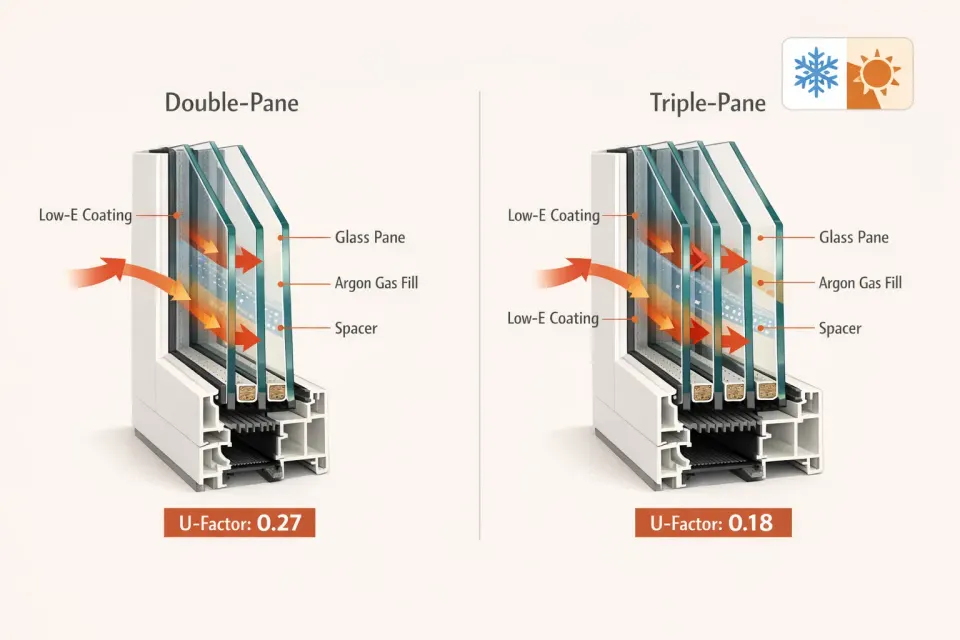 Triple-Pane vs Double-Pane Windows: Is the Upgrade Worth It in Utah?