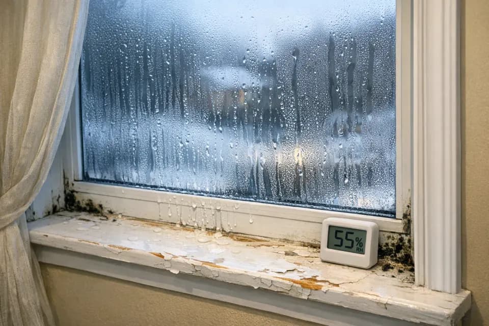 Window Condensation and Mold: Causes, Fixes, and When to Replace