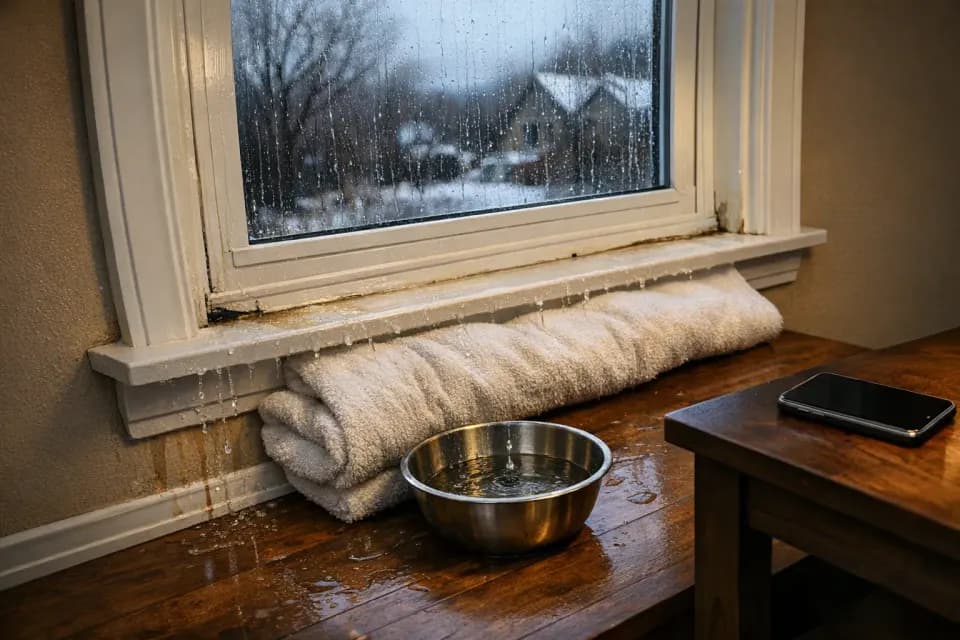 Window Leaking Water Inside? Causes, Emergency Fixes, and When to Replace