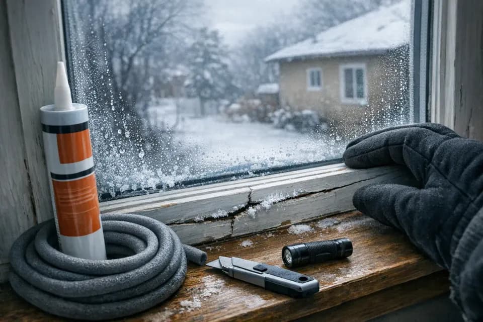 Cracked Window Frame in Winter: Emergency Repair and Cold-Weather Replacement